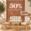 Leon İthal Bambu Balkon Takımı kampanya görseli
