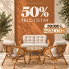 Lora İthal Bambu Balkon Takımı kampanya görseli